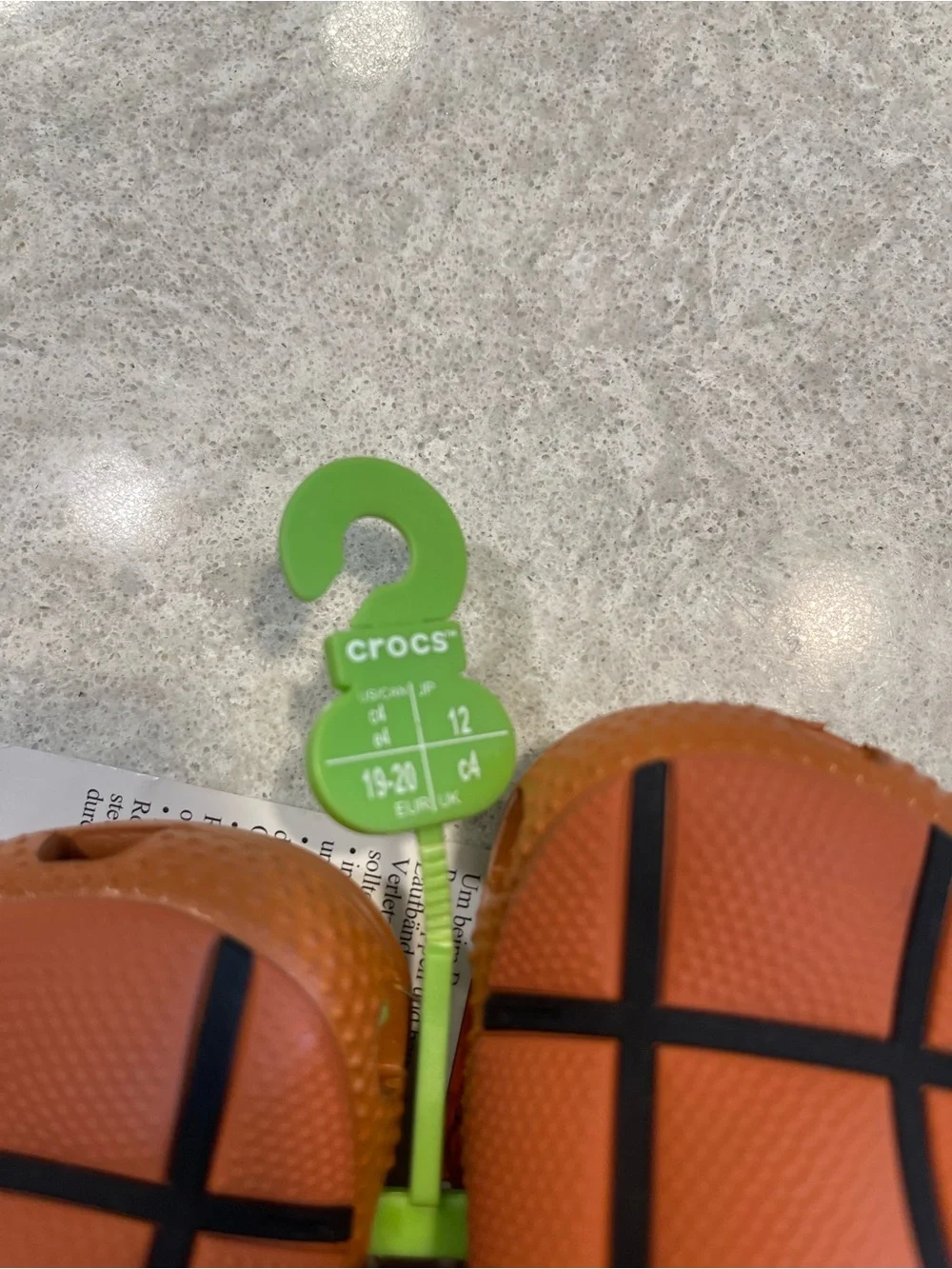 Crocs Toddler Classic Basketball Clogs Size C4 Sienna NWT